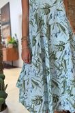 Made in Italy Tiki Pure Cotton Midi Dress Powder /32 =
